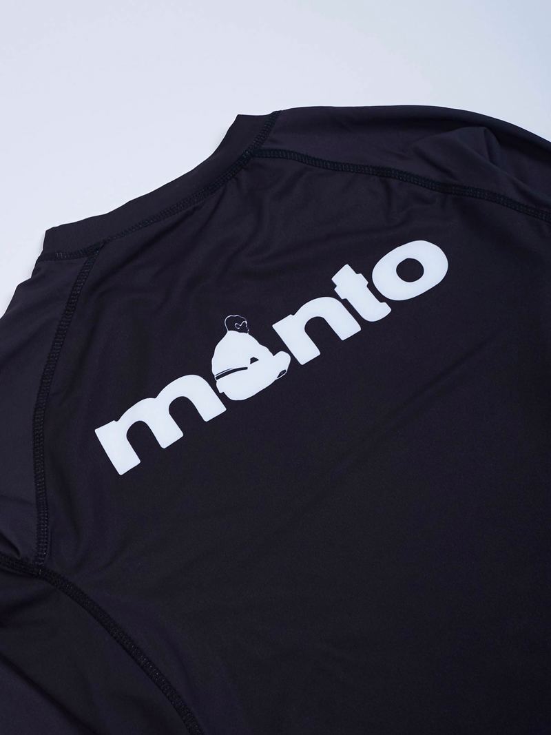 MANTO ruinism RASHGUARD - BLACk